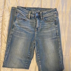 American Eagle skinny jeans ~ sz 4 short ~ gently loved